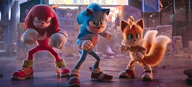 knuckles, sonic and tails