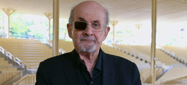 Rushdie revisits the scene of the attack