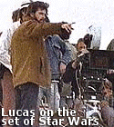 lucas on set in 1976
