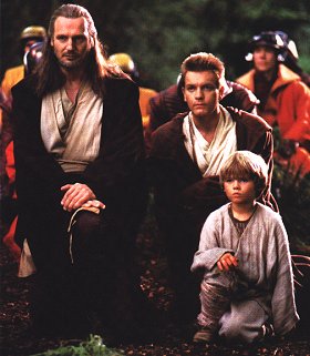 Jedi trio: Neeson, McGregor and Lloyd